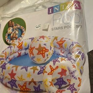 Intex Stars‎ Pool Set - Pool, Beach Ball, Ring - Starfish Design